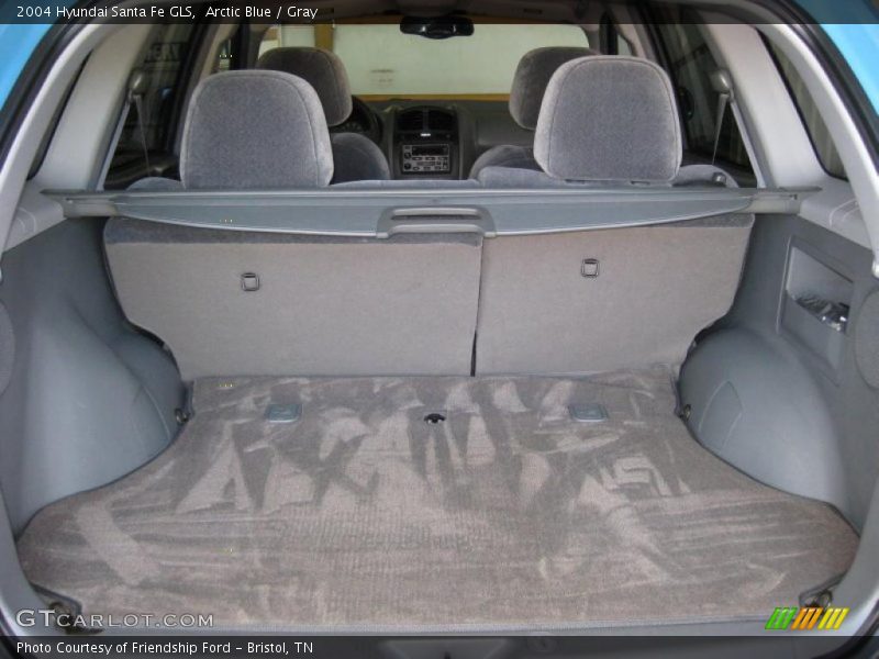 Arctic Blue / Gray 2004 Hyundai Santa Fe GLS