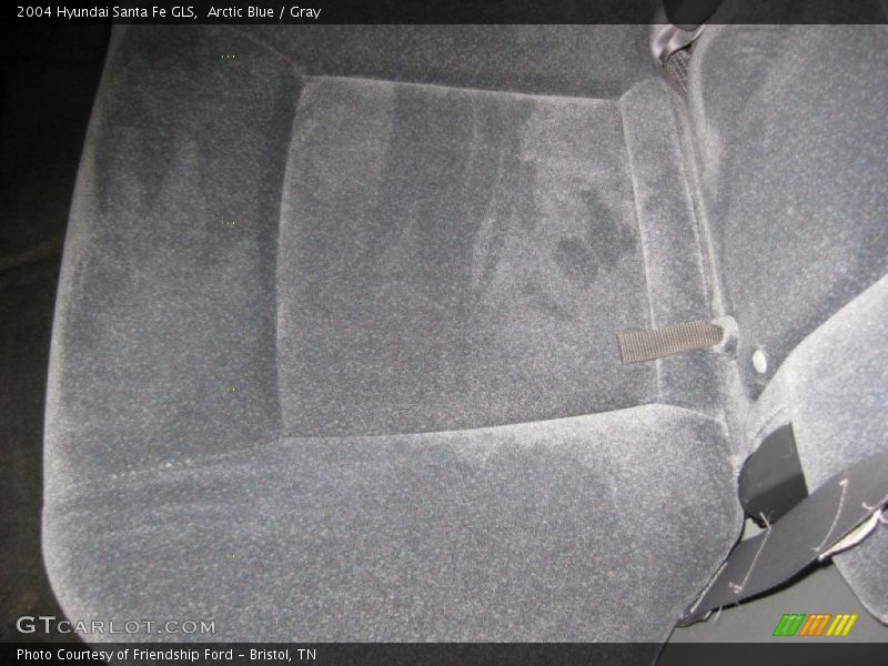 Arctic Blue / Gray 2004 Hyundai Santa Fe GLS