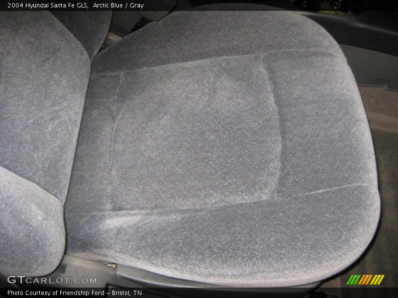 Arctic Blue / Gray 2004 Hyundai Santa Fe GLS