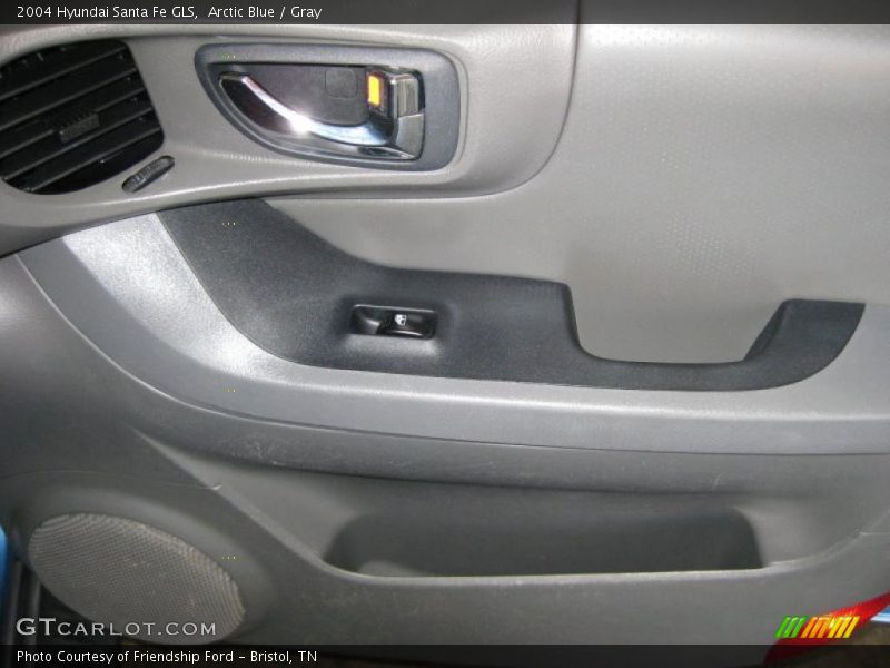 Arctic Blue / Gray 2004 Hyundai Santa Fe GLS