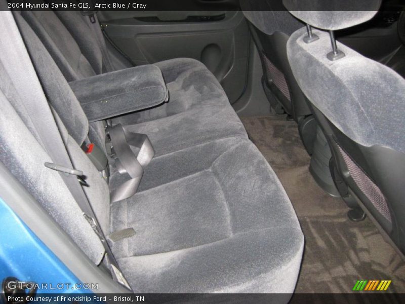 Arctic Blue / Gray 2004 Hyundai Santa Fe GLS