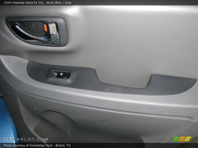 Arctic Blue / Gray 2004 Hyundai Santa Fe GLS