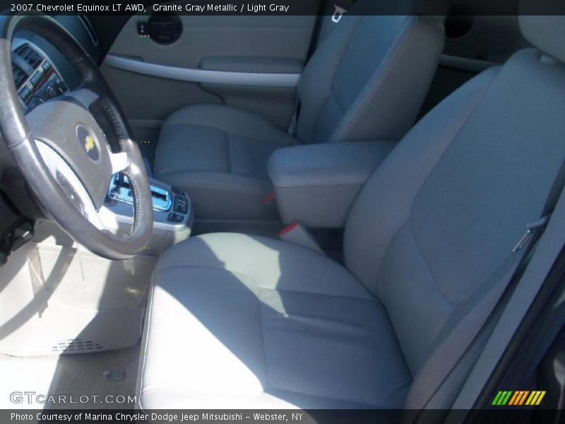 Granite Gray Metallic / Light Gray 2007 Chevrolet Equinox LT AWD