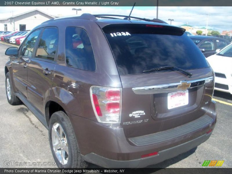 Granite Gray Metallic / Light Gray 2007 Chevrolet Equinox LT AWD