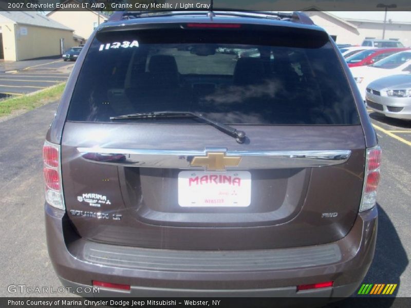 Granite Gray Metallic / Light Gray 2007 Chevrolet Equinox LT AWD