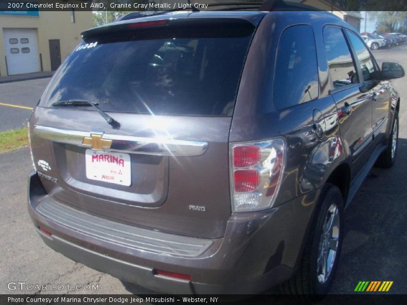 Granite Gray Metallic / Light Gray 2007 Chevrolet Equinox LT AWD