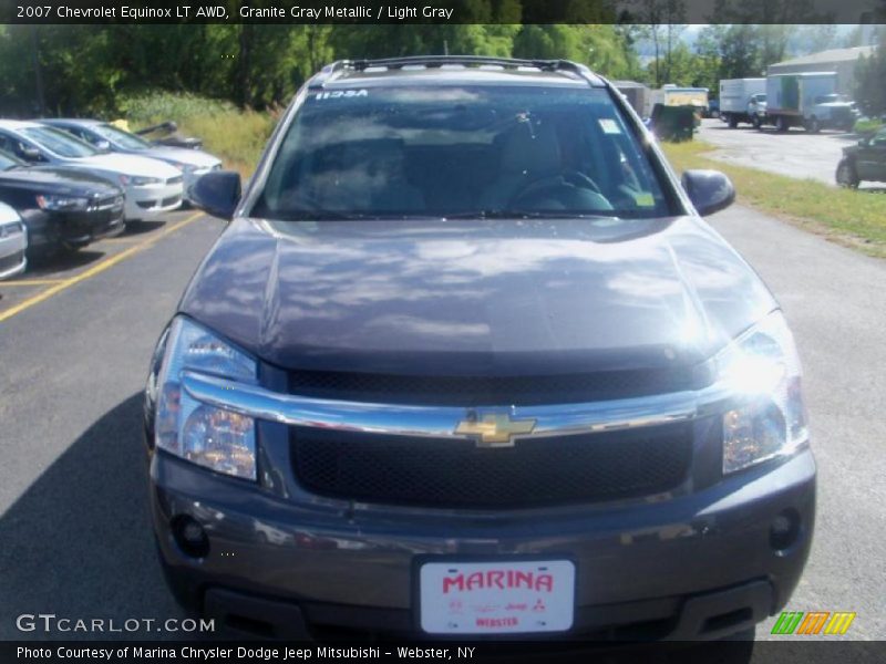 Granite Gray Metallic / Light Gray 2007 Chevrolet Equinox LT AWD
