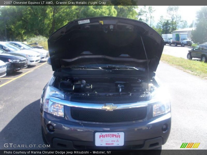 Granite Gray Metallic / Light Gray 2007 Chevrolet Equinox LT AWD