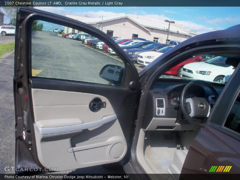 Granite Gray Metallic / Light Gray 2007 Chevrolet Equinox LT AWD