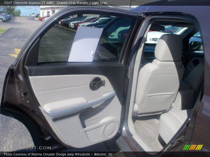 Granite Gray Metallic / Light Gray 2007 Chevrolet Equinox LT AWD