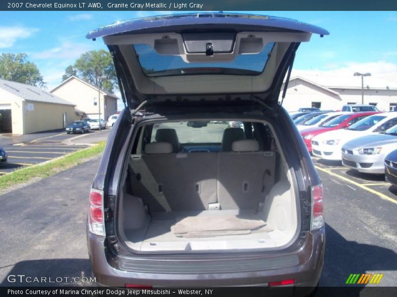 Granite Gray Metallic / Light Gray 2007 Chevrolet Equinox LT AWD