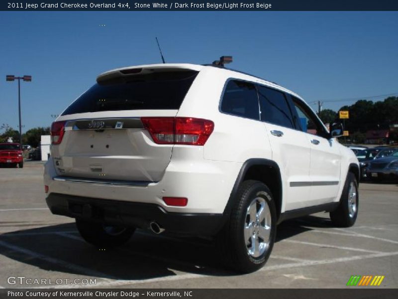 Stone White / Dark Frost Beige/Light Frost Beige 2011 Jeep Grand Cherokee Overland 4x4