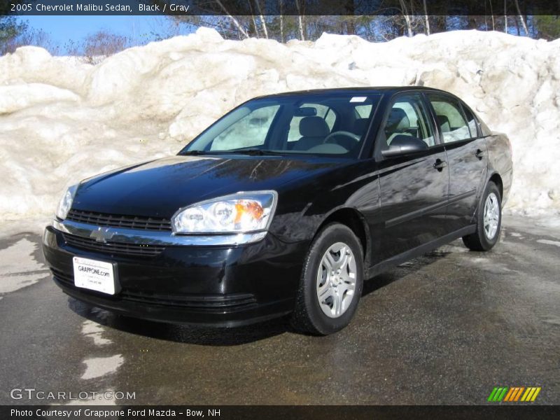 Black / Gray 2005 Chevrolet Malibu Sedan