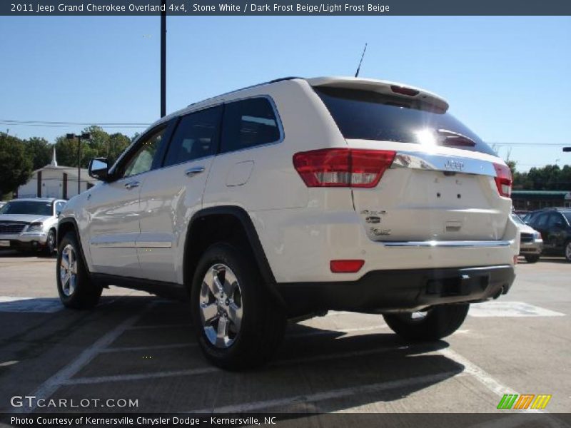 Stone White / Dark Frost Beige/Light Frost Beige 2011 Jeep Grand Cherokee Overland 4x4