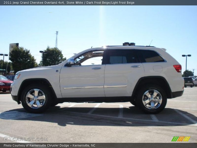 Stone White / Dark Frost Beige/Light Frost Beige 2011 Jeep Grand Cherokee Overland 4x4