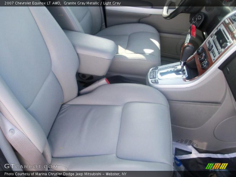 Granite Gray Metallic / Light Gray 2007 Chevrolet Equinox LT AWD