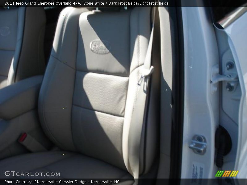 Stone White / Dark Frost Beige/Light Frost Beige 2011 Jeep Grand Cherokee Overland 4x4