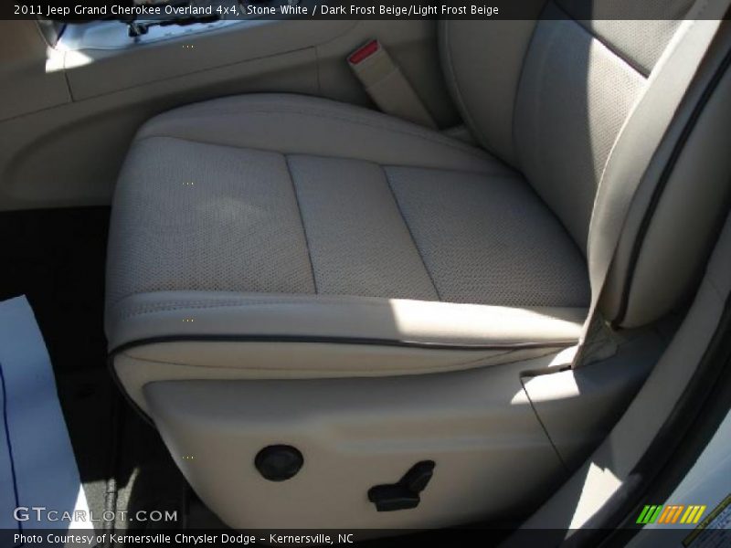 Stone White / Dark Frost Beige/Light Frost Beige 2011 Jeep Grand Cherokee Overland 4x4