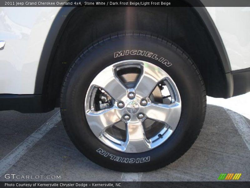 Stone White / Dark Frost Beige/Light Frost Beige 2011 Jeep Grand Cherokee Overland 4x4