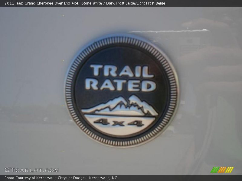 Stone White / Dark Frost Beige/Light Frost Beige 2011 Jeep Grand Cherokee Overland 4x4