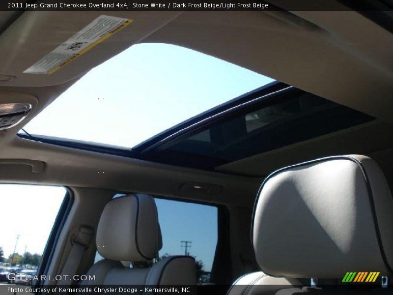 Stone White / Dark Frost Beige/Light Frost Beige 2011 Jeep Grand Cherokee Overland 4x4