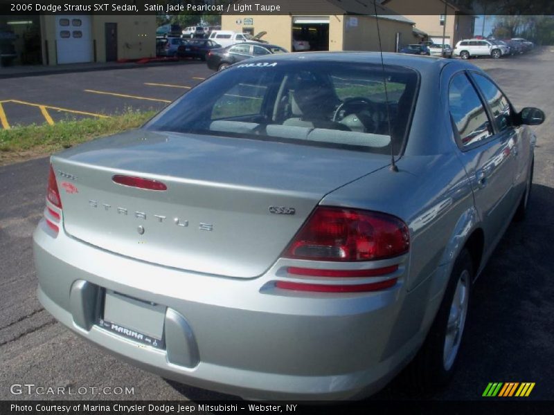 Satin Jade Pearlcoat / Light Taupe 2006 Dodge Stratus SXT Sedan