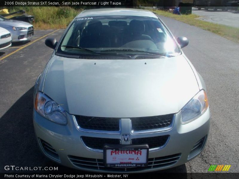 Satin Jade Pearlcoat / Light Taupe 2006 Dodge Stratus SXT Sedan