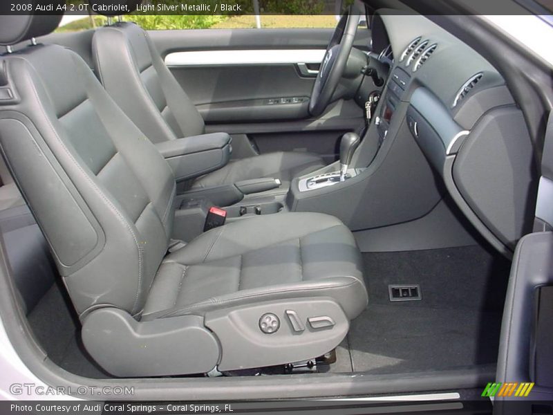 Light Silver Metallic / Black 2008 Audi A4 2.0T Cabriolet