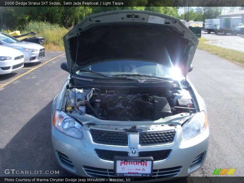 Satin Jade Pearlcoat / Light Taupe 2006 Dodge Stratus SXT Sedan