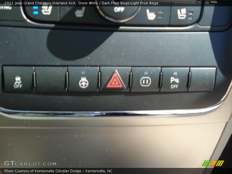 Stone White / Dark Frost Beige/Light Frost Beige 2011 Jeep Grand Cherokee Overland 4x4