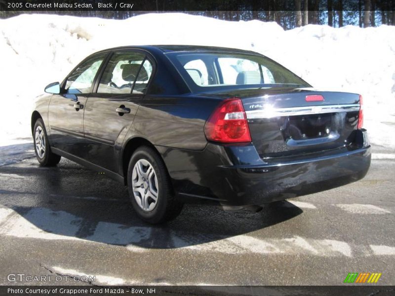 Black / Gray 2005 Chevrolet Malibu Sedan