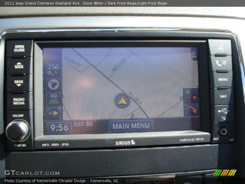 Stone White / Dark Frost Beige/Light Frost Beige 2011 Jeep Grand Cherokee Overland 4x4