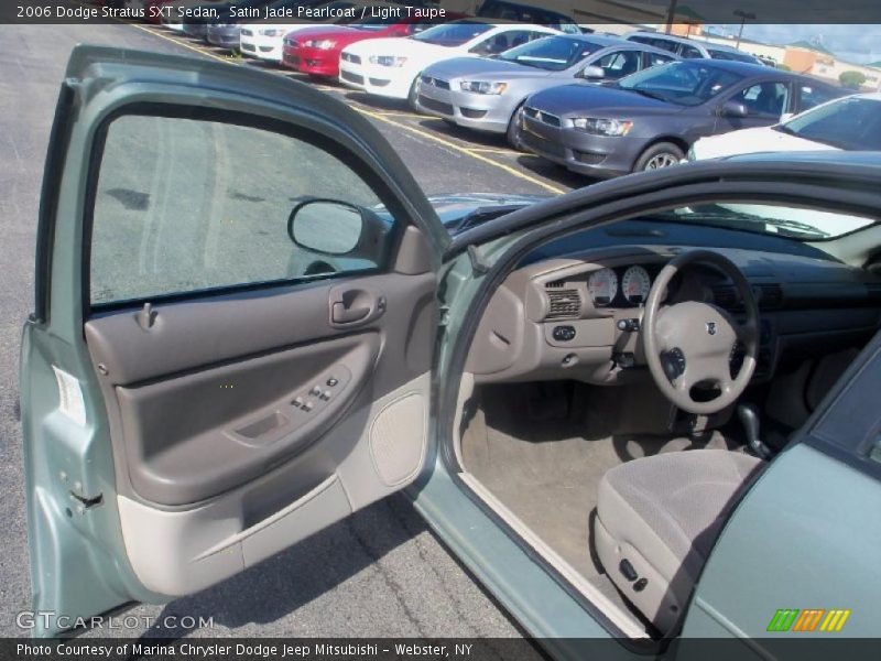 Satin Jade Pearlcoat / Light Taupe 2006 Dodge Stratus SXT Sedan