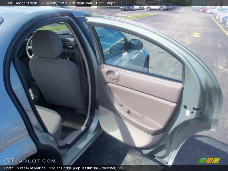 Satin Jade Pearlcoat / Light Taupe 2006 Dodge Stratus SXT Sedan