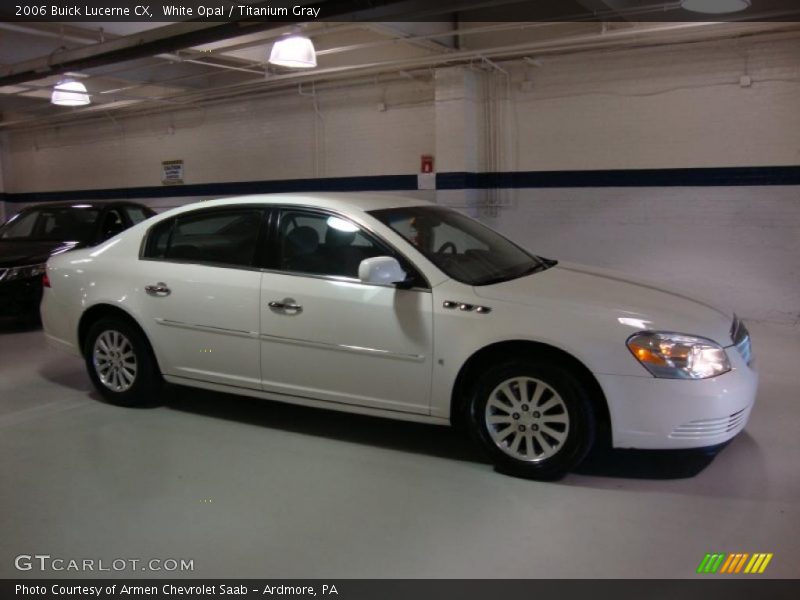 White Opal / Titanium Gray 2006 Buick Lucerne CX