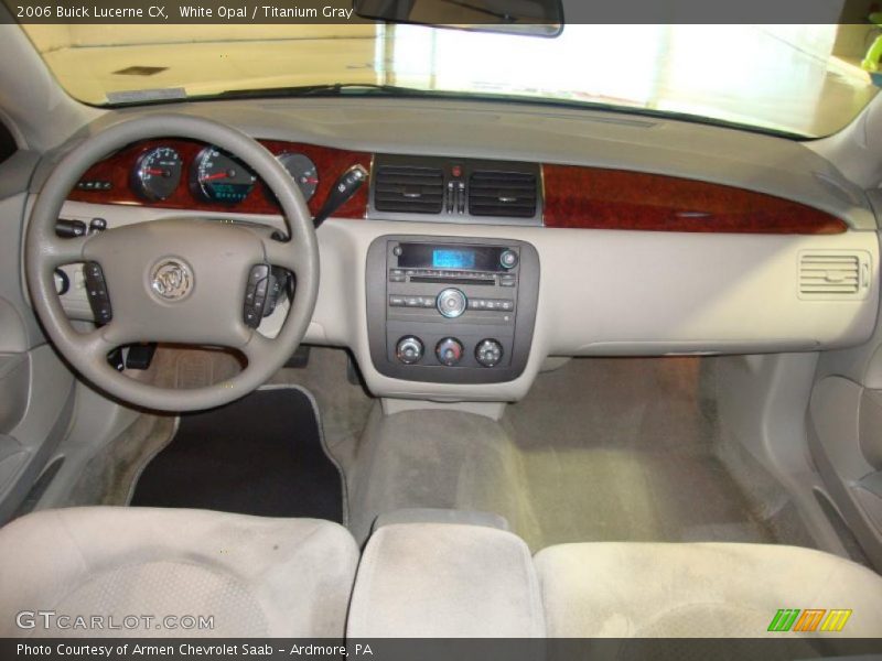 White Opal / Titanium Gray 2006 Buick Lucerne CX