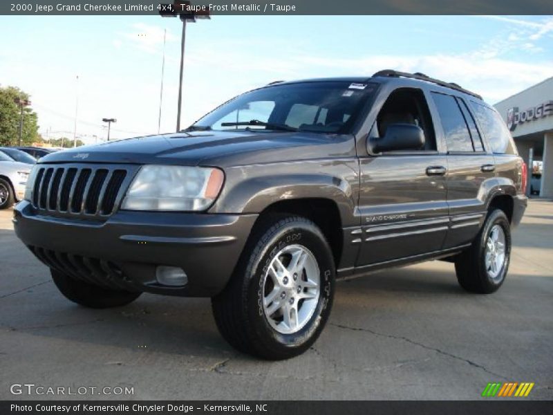 Taupe Frost Metallic / Taupe 2000 Jeep Grand Cherokee Limited 4x4