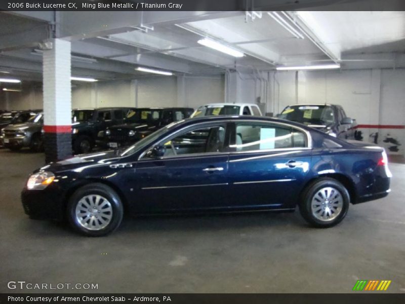 Ming Blue Metallic / Titanium Gray 2006 Buick Lucerne CX