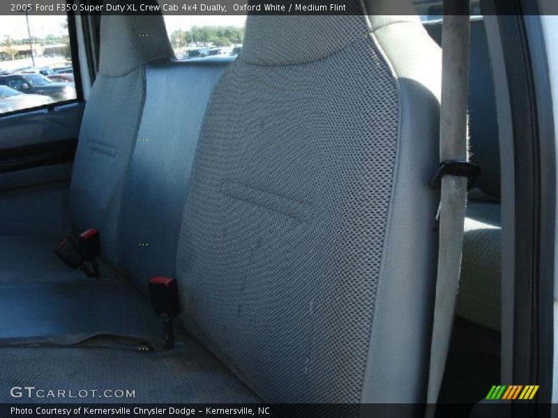 Oxford White / Medium Flint 2005 Ford F350 Super Duty XL Crew Cab 4x4 Dually