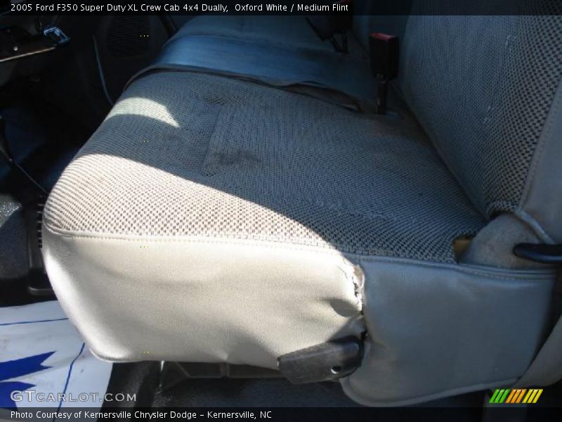 Oxford White / Medium Flint 2005 Ford F350 Super Duty XL Crew Cab 4x4 Dually