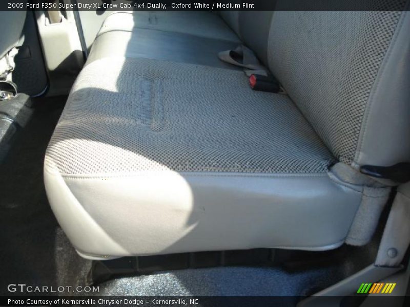 Oxford White / Medium Flint 2005 Ford F350 Super Duty XL Crew Cab 4x4 Dually