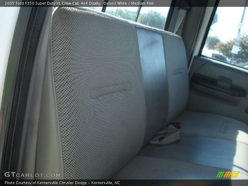 Oxford White / Medium Flint 2005 Ford F350 Super Duty XL Crew Cab 4x4 Dually
