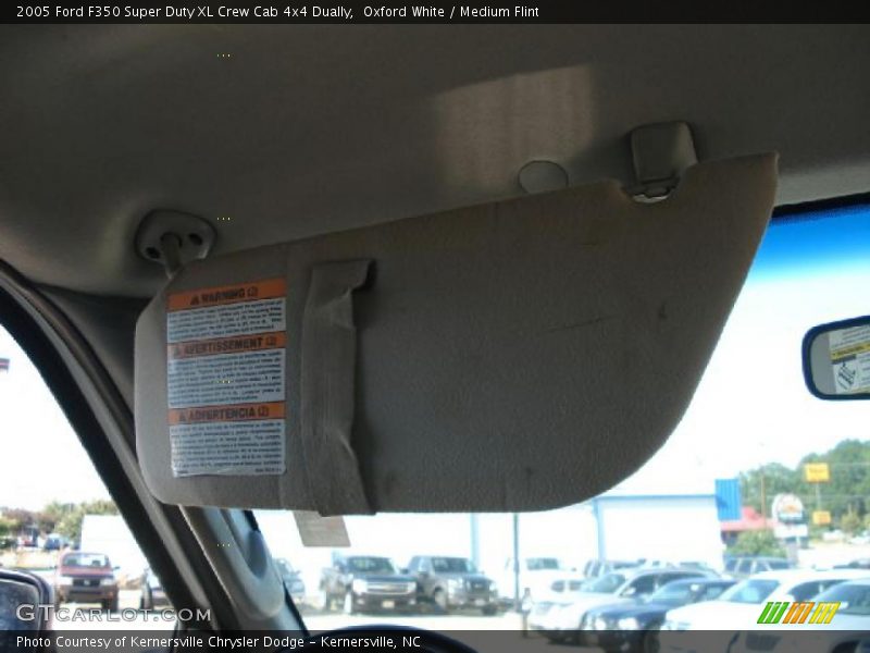 Oxford White / Medium Flint 2005 Ford F350 Super Duty XL Crew Cab 4x4 Dually
