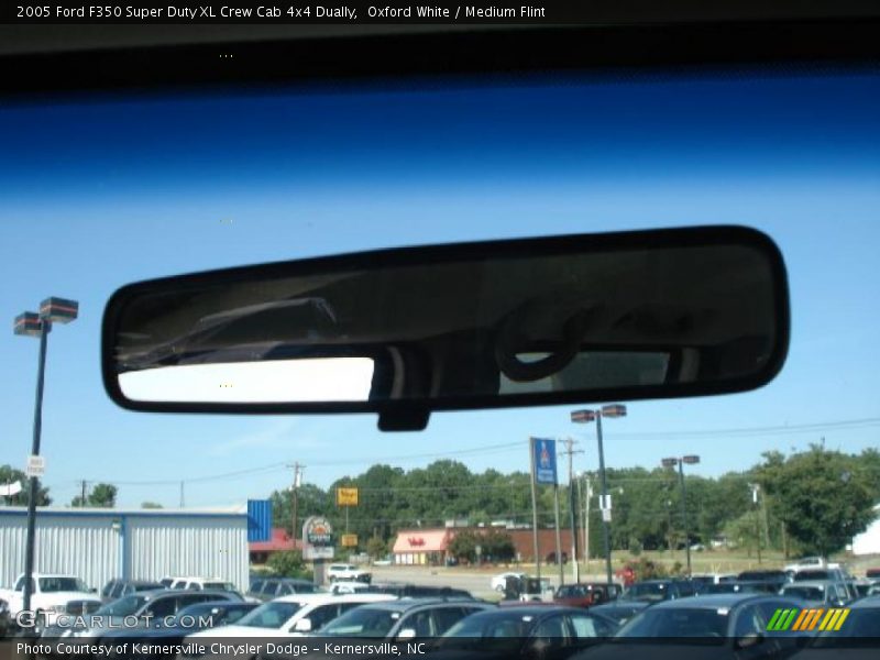 Oxford White / Medium Flint 2005 Ford F350 Super Duty XL Crew Cab 4x4 Dually