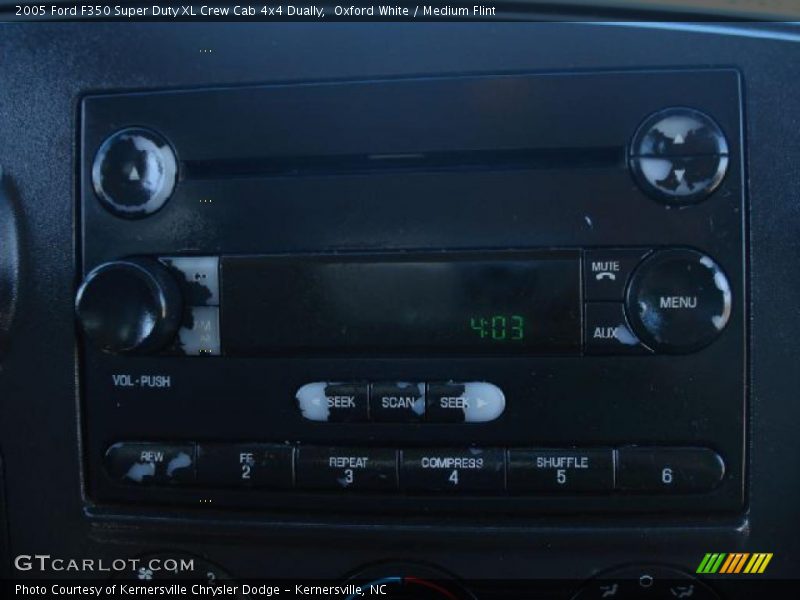 Oxford White / Medium Flint 2005 Ford F350 Super Duty XL Crew Cab 4x4 Dually