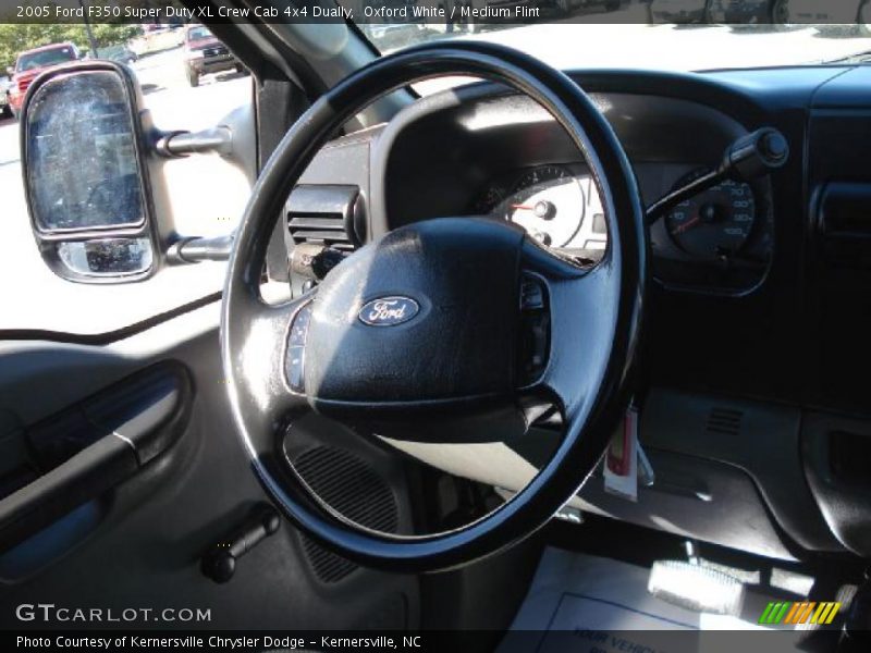 Oxford White / Medium Flint 2005 Ford F350 Super Duty XL Crew Cab 4x4 Dually