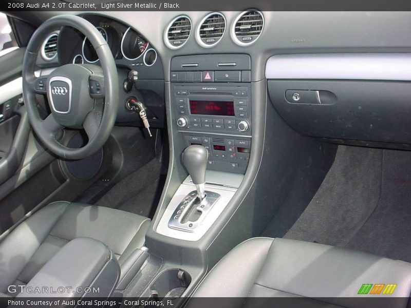 Light Silver Metallic / Black 2008 Audi A4 2.0T Cabriolet