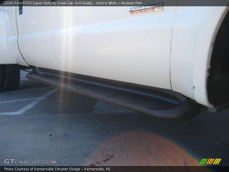 Oxford White / Medium Flint 2005 Ford F350 Super Duty XL Crew Cab 4x4 Dually