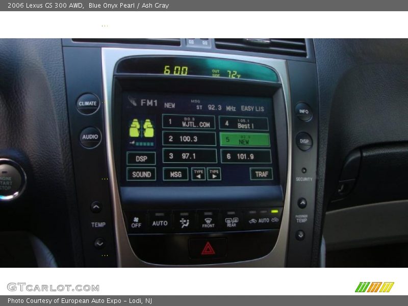 Blue Onyx Pearl / Ash Gray 2006 Lexus GS 300 AWD