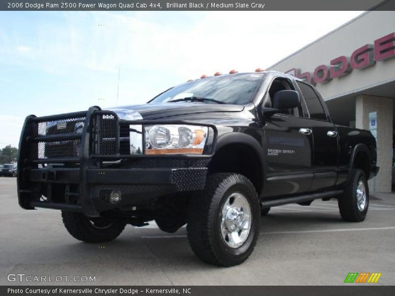 Brilliant Black / Medium Slate Gray 2006 Dodge Ram 2500 Power Wagon Quad Cab 4x4